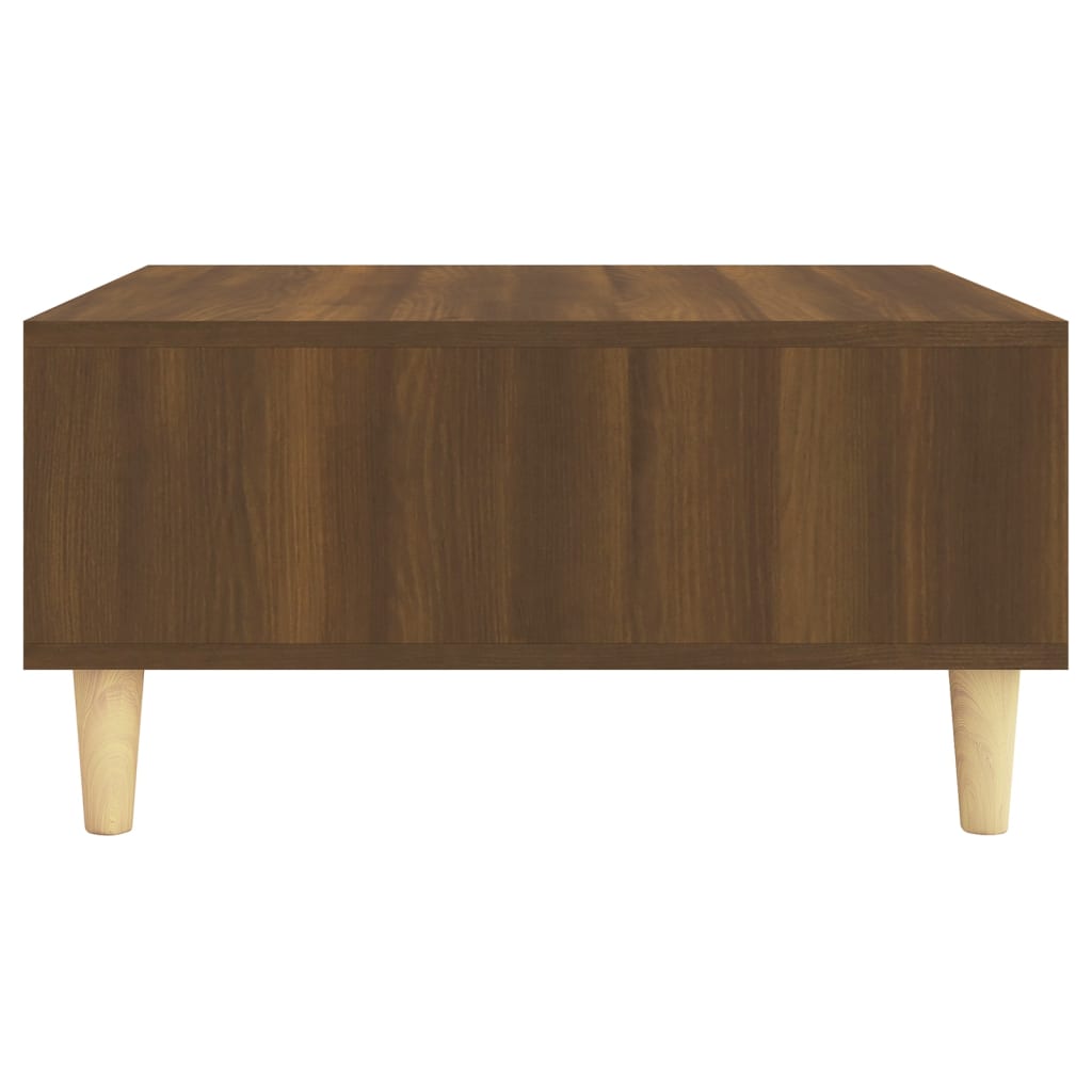 Coffee Table Brown Oak 60x60x30 cm Engineered Wood