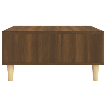 Coffee Table Brown Oak 60x60x30 cm Engineered Wood