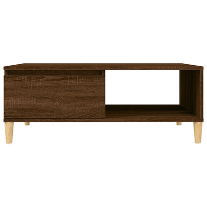 Coffee Table Brown Oak 90x60x35 cm Engineered Wood