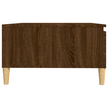 Coffee Table Brown Oak 90x60x35 cm Engineered Wood
