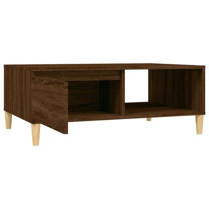 Coffee Table Brown Oak 90x60x35 cm Engineered Wood