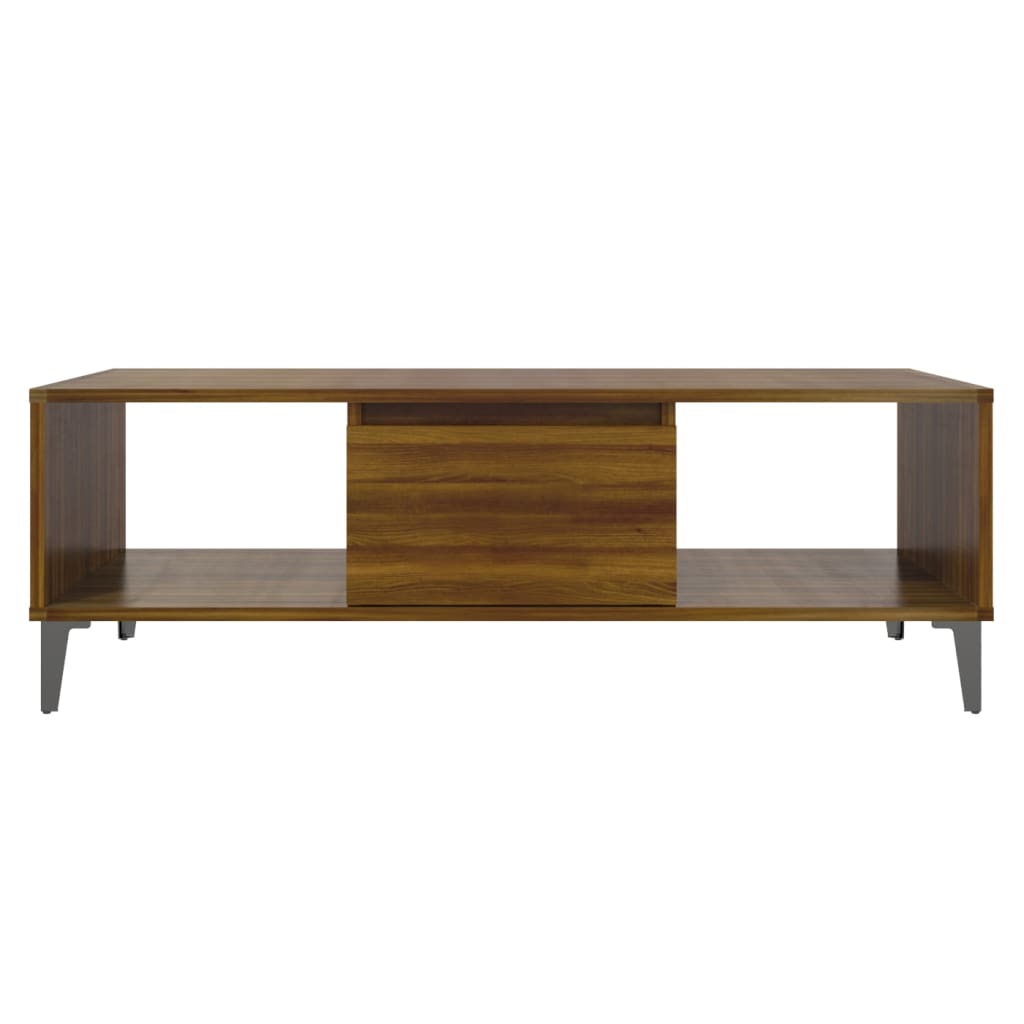 Coffee Table Brown Oak 103.5x60x35 cm Engineered Wood