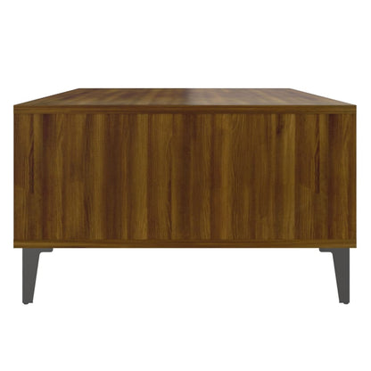 Coffee Table Brown Oak 103.5x60x35 cm Engineered Wood