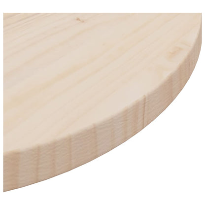 Solid Pine Table Top Ø50x2.5 cm - Durable & Stylish Finish