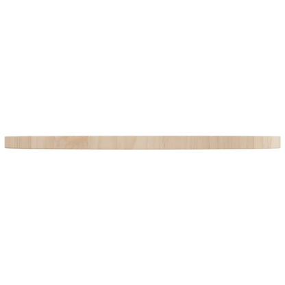 Round Solid Pine Table Top - Ø60x2.5cm Durable Wood Surface