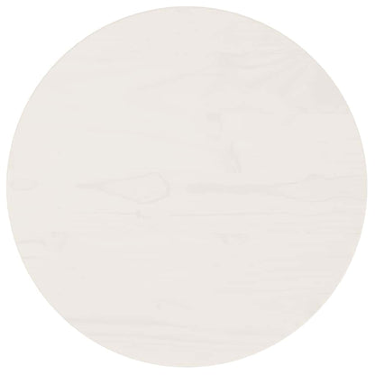 Solid Pine White Table Top Ø40x2.5 cm - Durable & Stylish