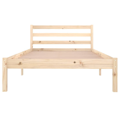 Solid Pine Wood Bed Frame 100x200cm | Mattress Not Included
