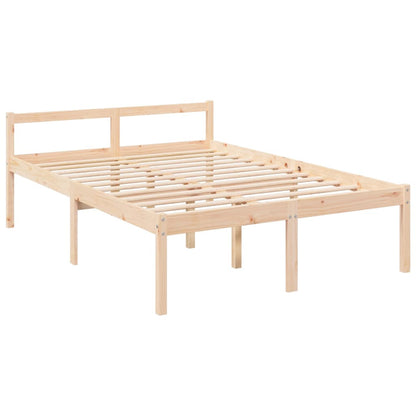 Solid Pine Senior Bed Frame 140x190cm - Durable & Stylish