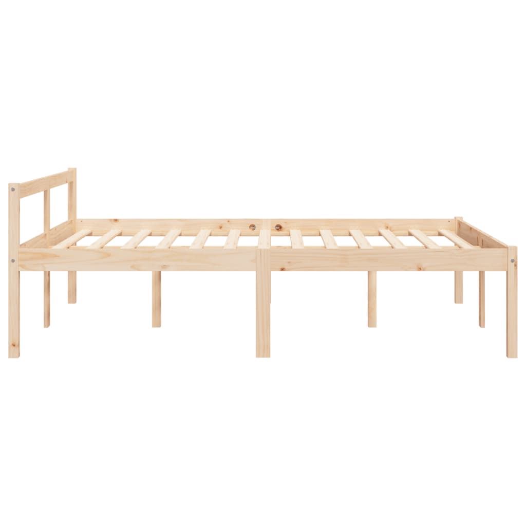Solid Pine Senior Bed Frame 140x190cm - Durable & Stylish