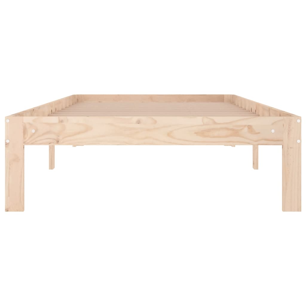 Solid Oak Bed Frame 90x190cm Single - No Mattress Included