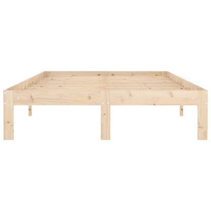 Solid Pine Wood Bed Frame 120x200cm - No Mattress Included