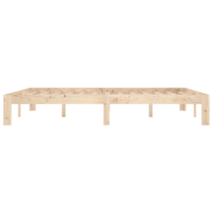 Solid Wood Pine Bed Frame 160x200cm - No Mattress Included