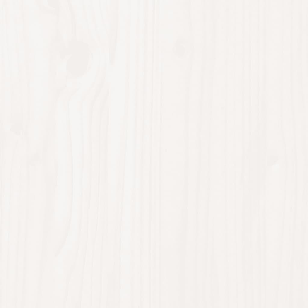 White Metal Bed Frame 120x190cm - Small Double Without Mattress