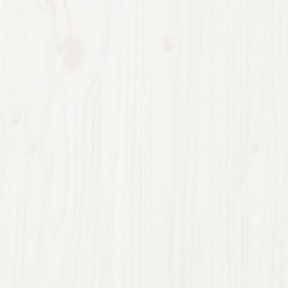 White Double Bed Frame 135x190cm | Sturdy Metal Finish