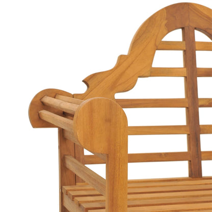 Solid Wood Teak Garden Chairs Set - 2 Pieces, 91x62x94 cm