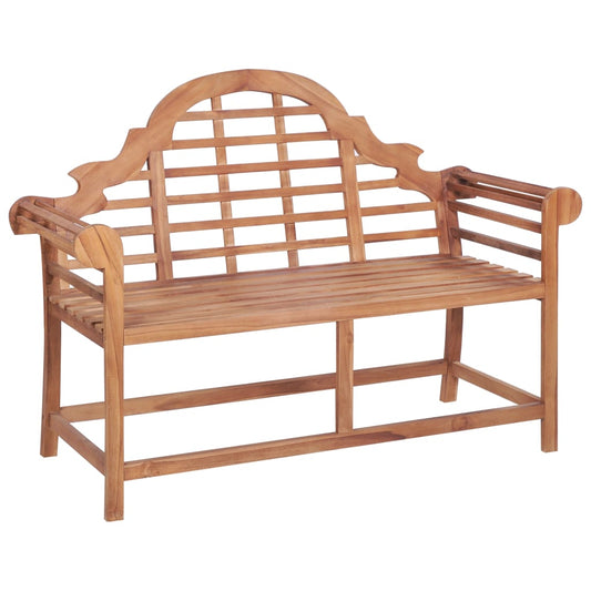 Solid Teak Garden Bench 127x58.5x92.5 cm - Durable Outdoor Seating
