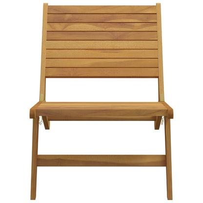 Teak Solid Wood Garden Chair - Durable Outdoor Seating