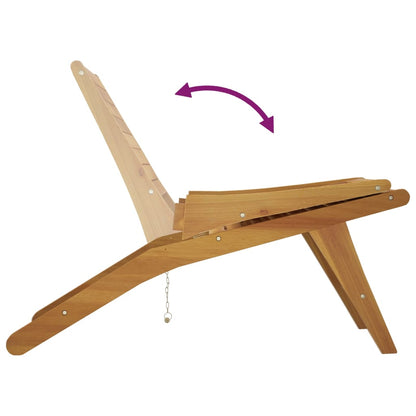 Teak Solid Wood Garden Chair - Durable Outdoor Seating