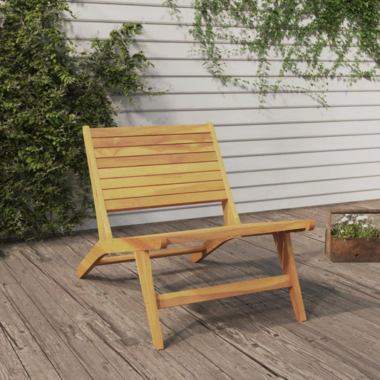Teak Solid Wood Garden Chair - Durable Outdoor Seating
