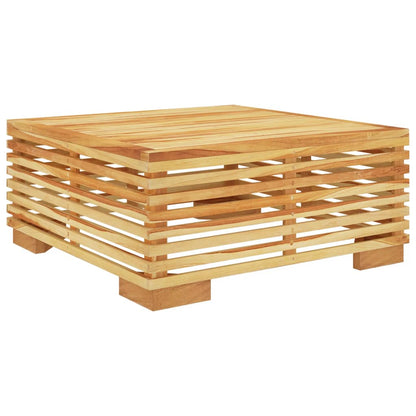 Teak Wood Garden Coffee Table – 69.5x69.5x31 cm Outdoor Charm