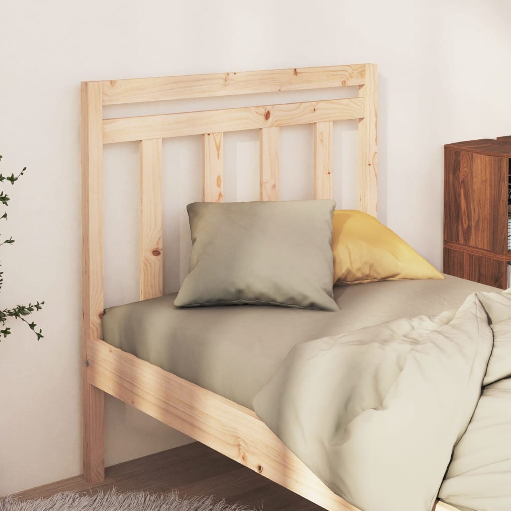 Solid Pine Wood Headboard 81x4x100 cm - Stylish & Durable