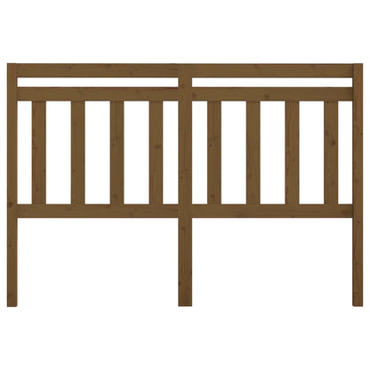 Solid Pine Bed Headboard, Honey Brown, 156x4x100 cm