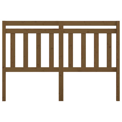 Solid Pine Wood Bed Headboard - Honey Brown, 166x4x100 cm