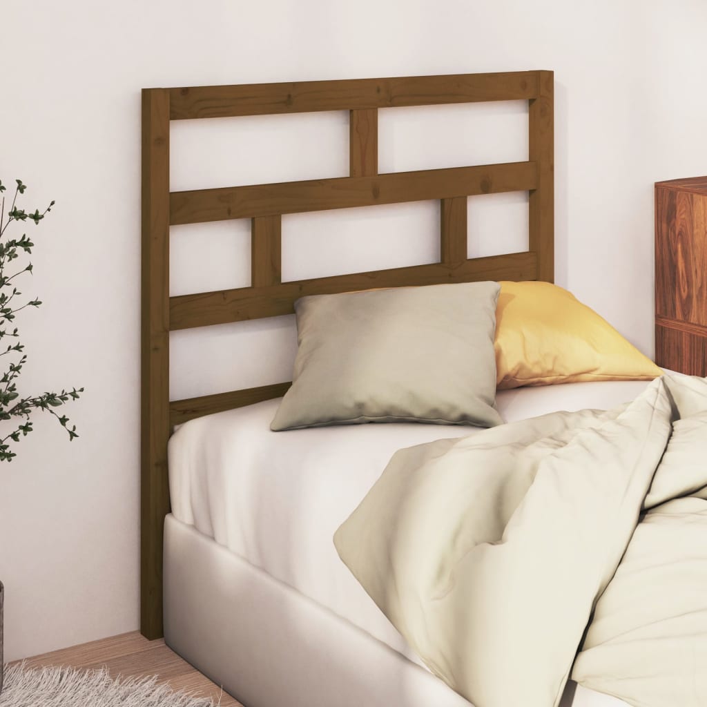 Solid Pine Honey Brown Headboard 96x4x100 cm - Stylish & Durable