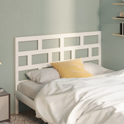 Solid Pine White Headboard - 141x4x100 cm | Elegant & Durable Design