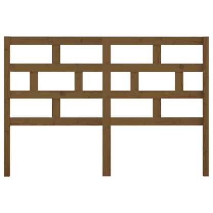 Bed Headboard Honey Brown 166x4x100 cm Solid Wood Pine