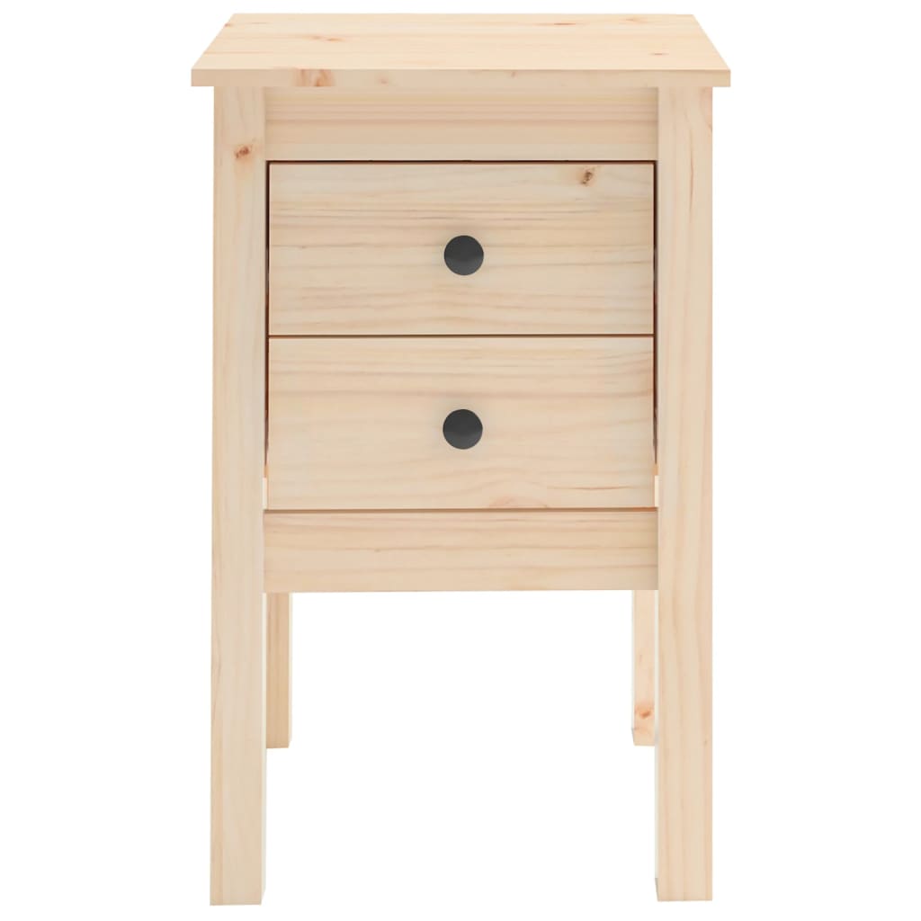 Solid Pine Bedside Cabinet 40x35x61.5 cm - Compact & Stylish
