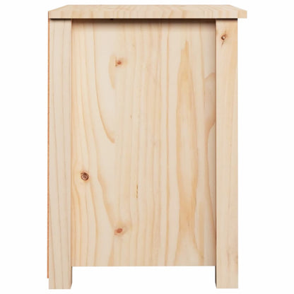 Set of 2 Solid Pine Wood Bedside Cabinets - Compact & Stylish
