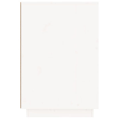 Solid Pine Wood Desk White 140x50x75 cm - Stylish & Durable