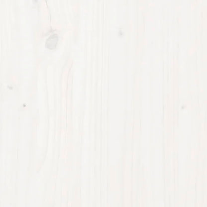 Solid Pine Wood Desk White 140x50x75 cm - Stylish & Durable