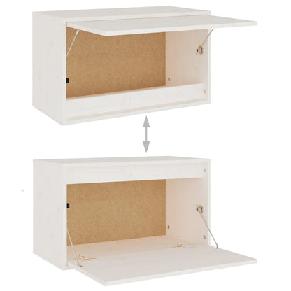 TV Cabinets 6 pcs White Solid Wood Pine