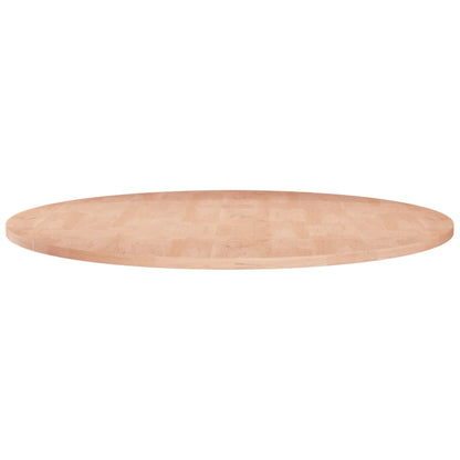 Solid Oak Round Table Top - 60x1.5 cm Premium Wood Finish