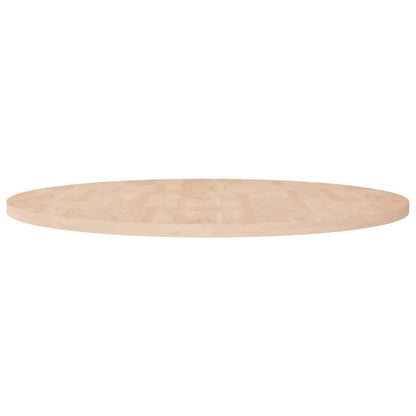 Round Table Top Ø90x2,5 cm Untreated Solid Wood Oak