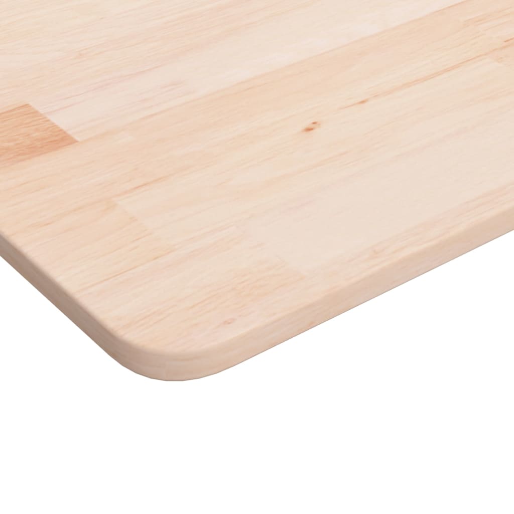 Solid Oak Square Table Top 40x40x1.5 cm - Untreated Wood Finish