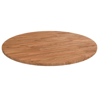Solid Oak Round Table Top - Light Brown Ø60x1.5 cm