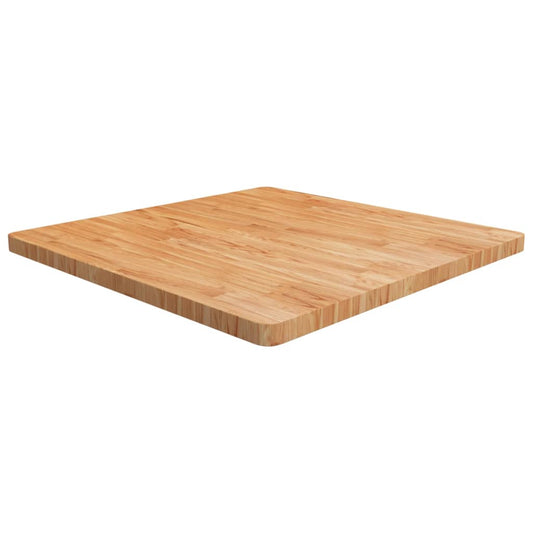 Solid Oak 90x90cm Square Table Top - Light Brown Finish