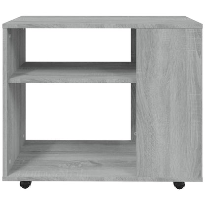 Grey Sonoma Engineered Wood Side Table, 70x35x55 cm