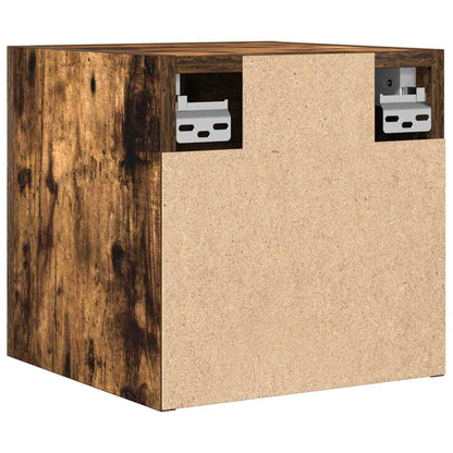Wall Mounted TV Cabinet Smoked Oak 30.5x30x30 cm