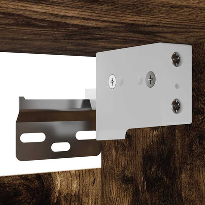 Wall Mounted TV Cabinet 4 pcs Smoked Oak 30.5x30x30 cm