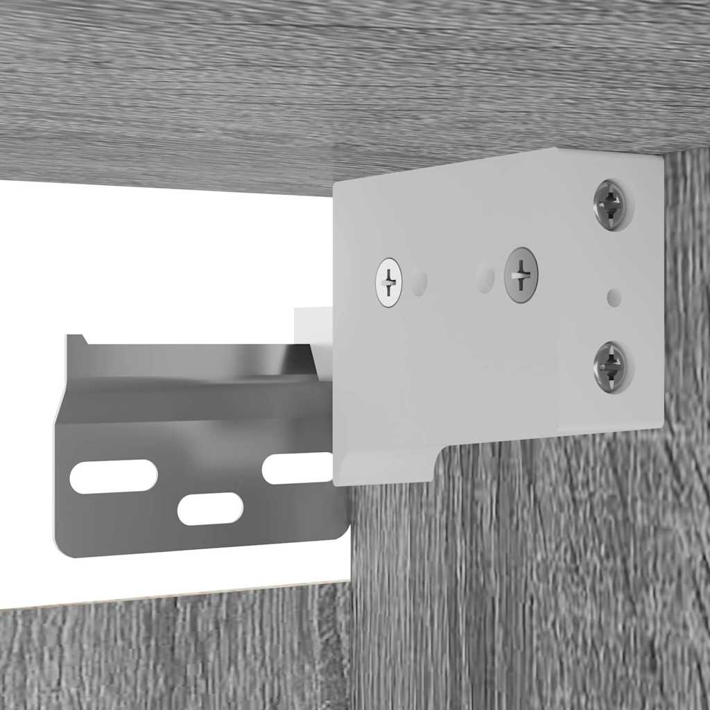 Wall Mounted TV Cabinet Grey Sonoma 30.5x30x30 cm