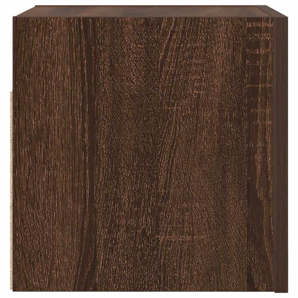 Wall Mounted TV Cabinet 2 pcs Brown Oak 30.5x30x30 cm
