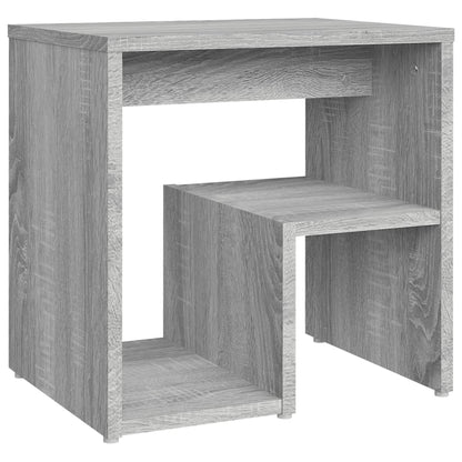 Set of 2 Grey Sonoma Bed Cabinets, Engineered Wood 40x30x40 cm