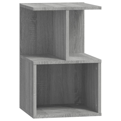 Grey Sonoma Bedside Cabinet 35x35x55 cm - Engineered Wood