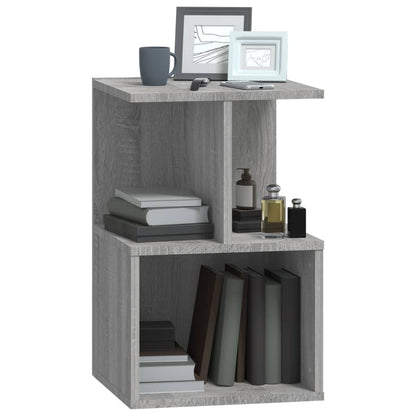 Grey Sonoma Bedside Cabinet 35x35x55 cm - Engineered Wood