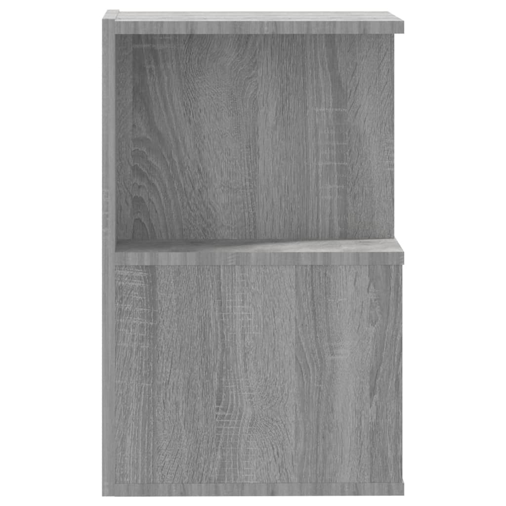 Grey Sonoma Bedside Cabinet 35x35x55 cm - Engineered Wood