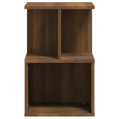 Brown Oak Bedside Cabinet 35x35x55 cm - Engineered Wood